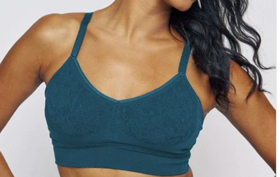 Shop Ribbed Sports Bra with Long Hem and String Back Online