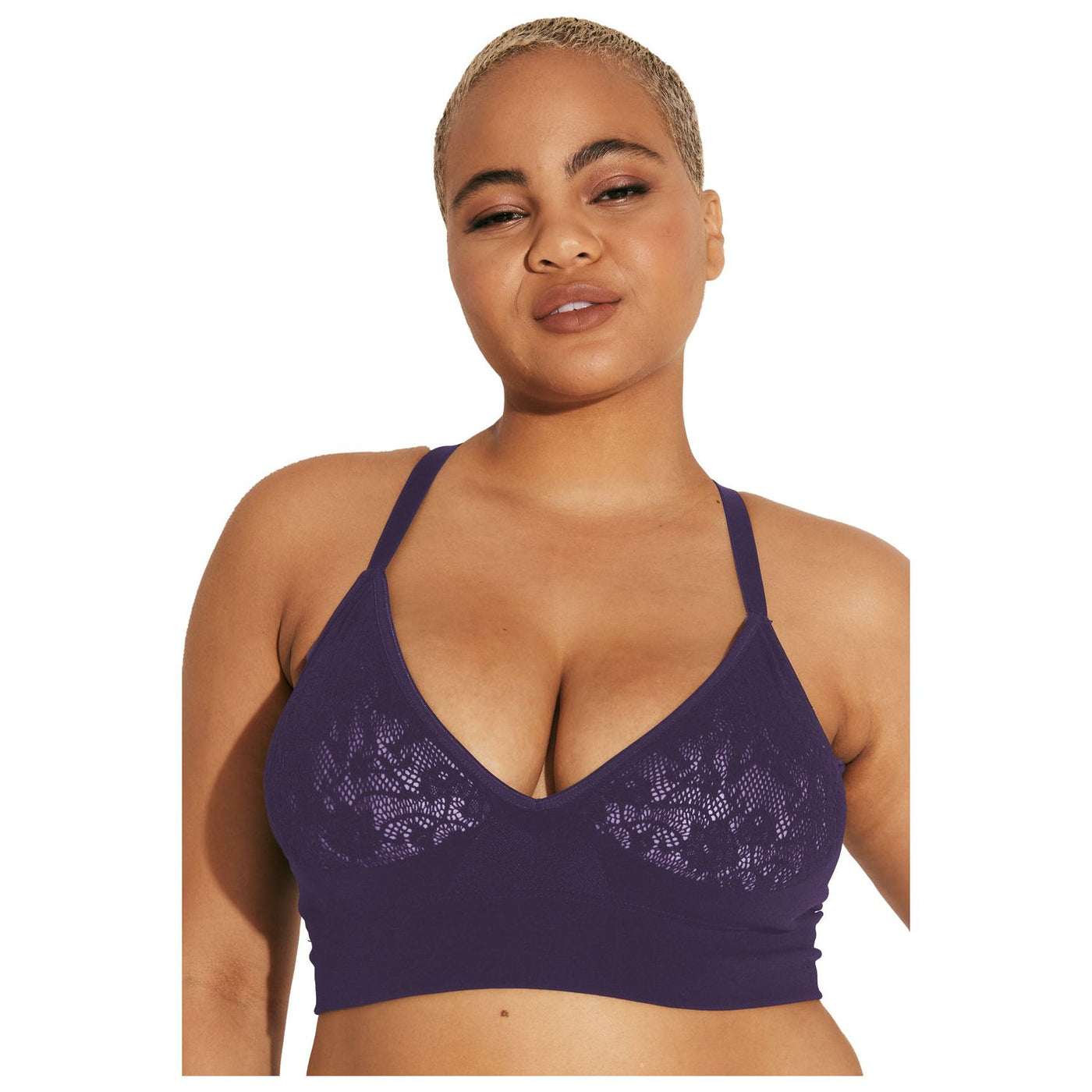 The Deep V Plunge Unlined Bra