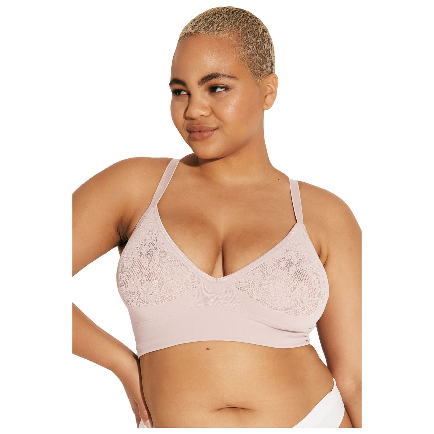 The Deep V Plunge Unlined Bra
