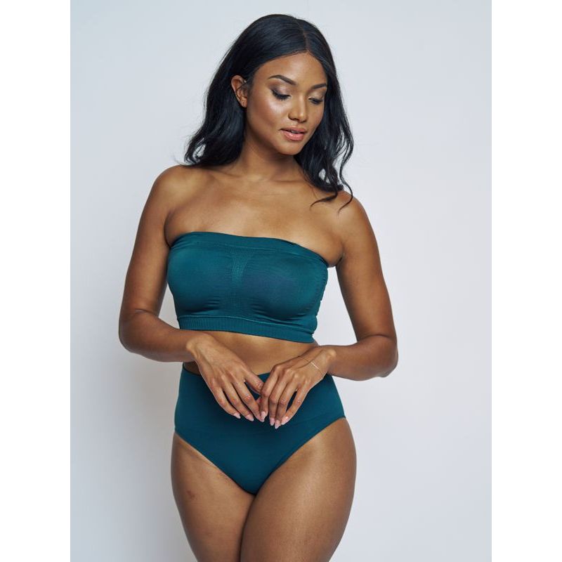High Rise Smoothing Thong - Deep Teal – MINDD BRA COMPANY