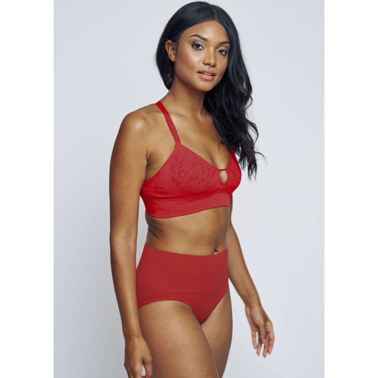 The Deep V Notch Front Wirefree Bra