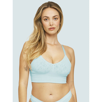 The Mid V Lined Wirefree Bra