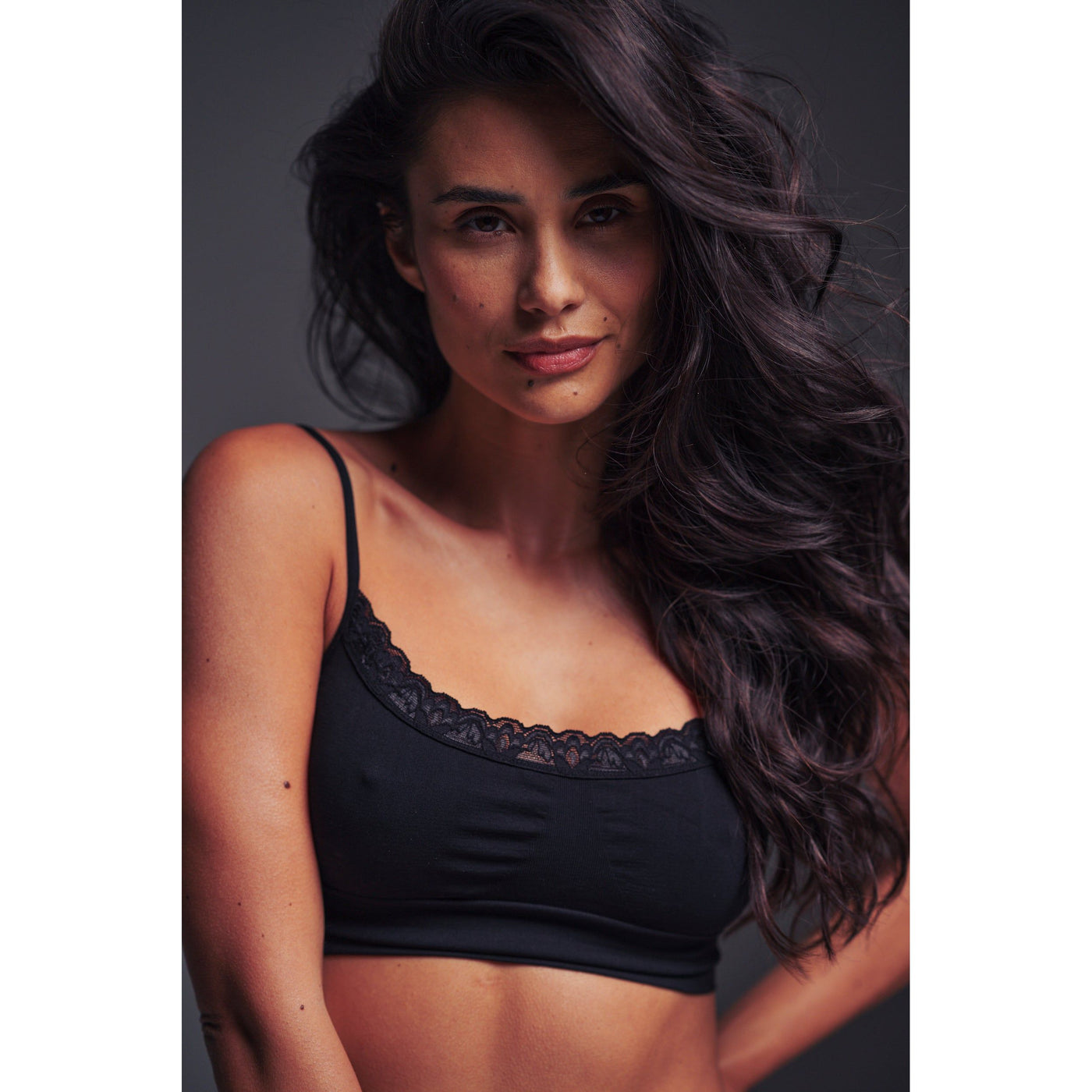 Lace Trim Scoop Bralette