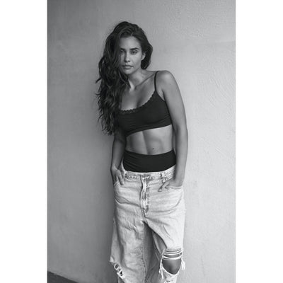 Lace Trim Scoop Bralette
