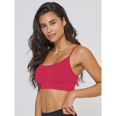 Lace Trim Scoop Bralette
