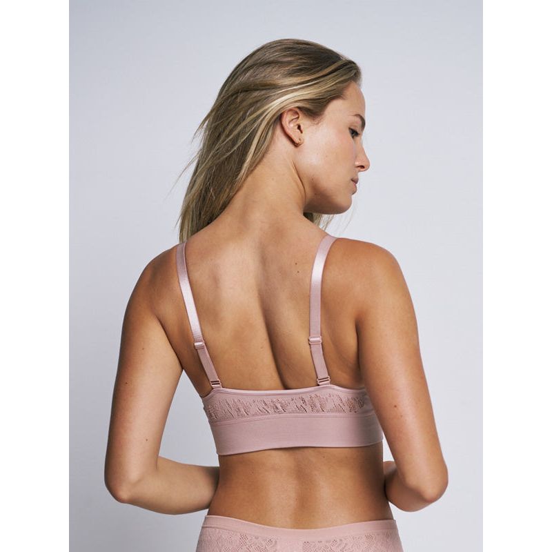 The Mid V Lined Wirefree Bra