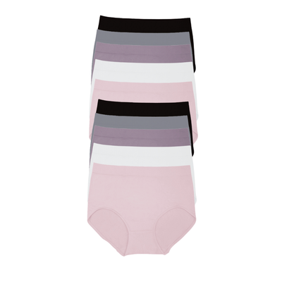 10 Pack Full Coverage Briefs - NEUTRAL PACK