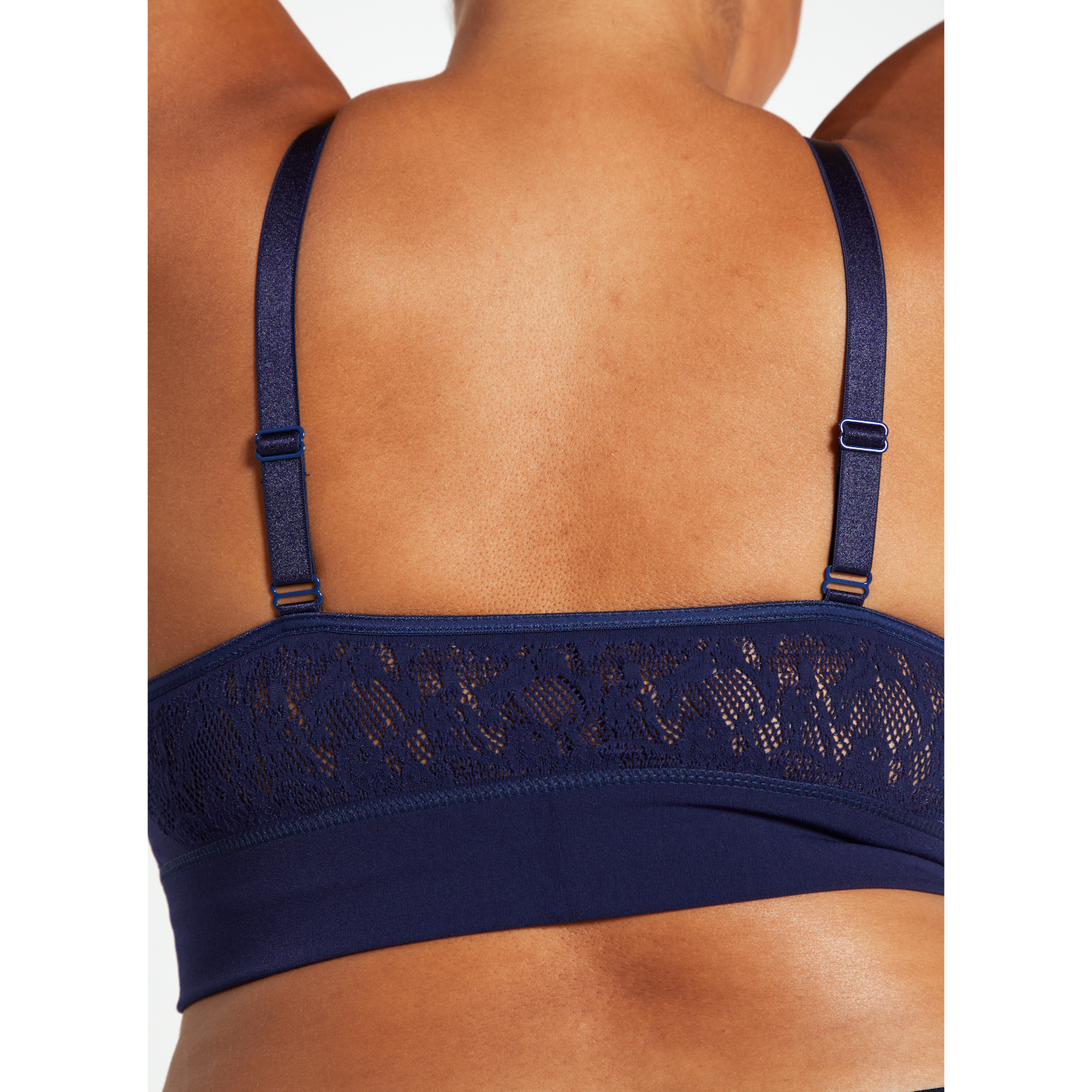 The Mid V Lined Wire-free Bra - Sailor
